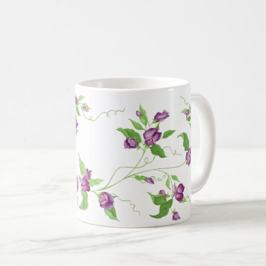 Mug Pois doux au café (Devant droit)