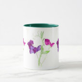Mug Pois doux, couleur pour aquarelle rose-foncé et (Centre)