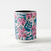 Mug Pois doux et bourdons, rose et bleu (Centre)