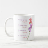 Mug Pois doux Floral Inspiration Chercher Dieu (Gauche)