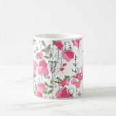 Mug Pois doux : Texture Florale d'été. (Centre)