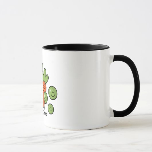 Mug Pois et carottes (Droite)
