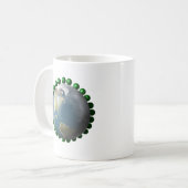 Mug Pois et paix sur la collection de la terre (Devant gauche)