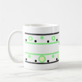 Mug Pois Monogram Green Cream (Gauche)