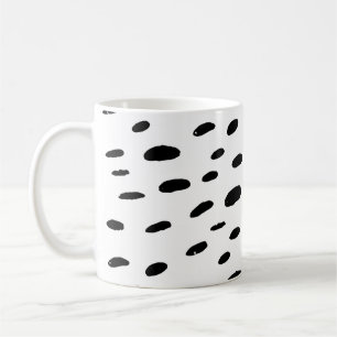 Mug Pois Noir Pois Motif dalmate