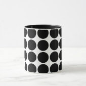 Mug Pois noirs en blanc (Centre)