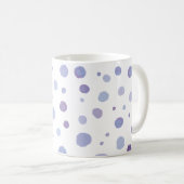 Mug pois peint à la main (Devant droit)