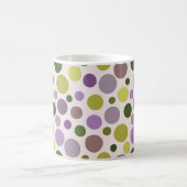 Mug Pois pourpres et verts (Centre)