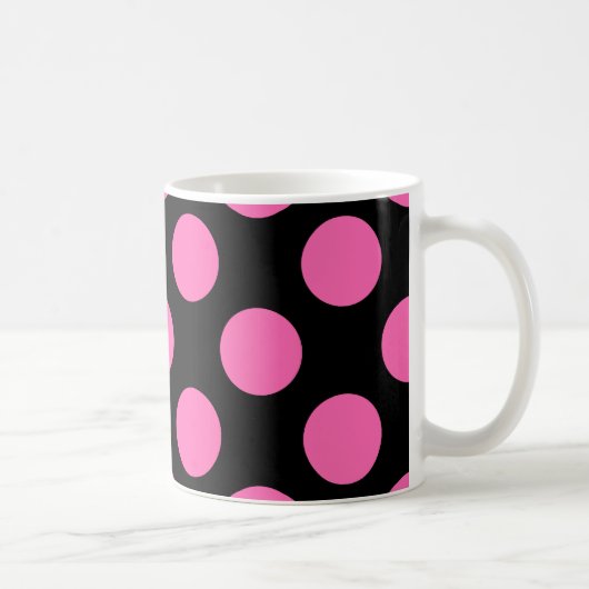 Mug Pois roses chauds (Droite)