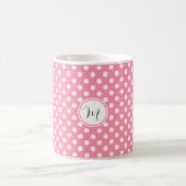 Mug Pois roses et blancs (Centre)