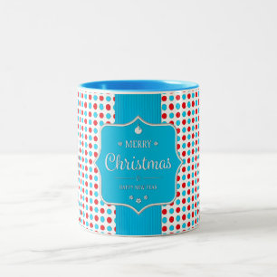 Mug Pois rouge de Noël