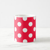 Mug Pois rouge et blanc (Centre)
