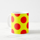 Mug Pois rouges (Devant gauche)