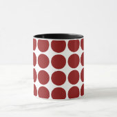 Mug Pois rouges en blanc (Centre)