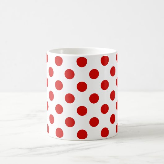 Mug pois rouges et blancs (Centre)