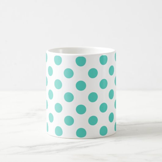 Mug Pois turquoise (Centre)