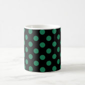 Mug Pois vert et noir (Centre)