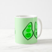 Mug Pois Vert Grossesse Prêt à éclore (Devant droit)
