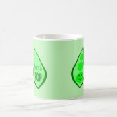 Mug Pois Vert Grossesse Prêt à éclore (Centre)