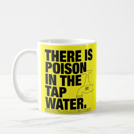 Mug poison dans l'eau du robinet (Gauche)