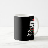 Mug Poison Dart Frog Xmas Santa Hat Écharpe Noël Co (Devant droit)