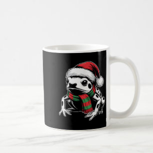 Mug Poison Dart Frog Xmas Santa Hat Écharpe Noël Co