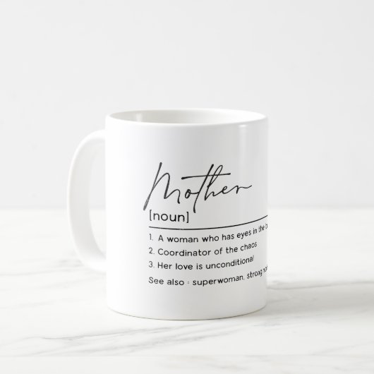 Mug Poison de Mother Noun Funny Mother's Day (Devant gauche)