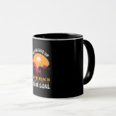 Mug Poison d'Equestrian | Never Give Up Until Reach (Devant droit)