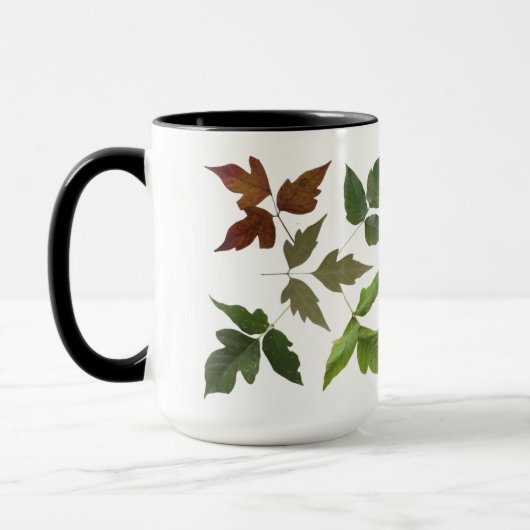 Mug Poison Ivy Feuille Botanique Design (Gauche)