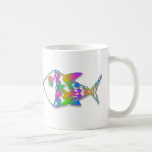 Mug Poisson Abstrait