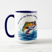 Mug Poisson amusant sur le café de bobine (Gauche)
