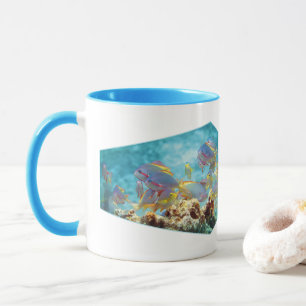 Mug Poisson Anthias à la barrière de corail - Design p