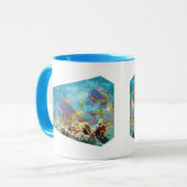 Mug Poisson Anthias à la barrière de corail - Design p (Devant gauche)