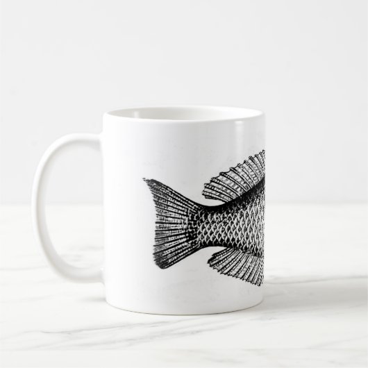 Mug Poisson avec Santa HAt (Gauche)