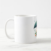 Mug Poisson ballon journée pluvieuse avec parapluie (Gauche)