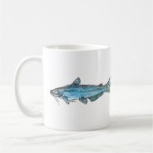 Mug Poisson-chat bleu (Gauche)