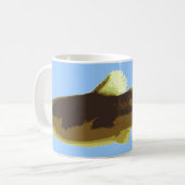 Mug Poisson-chat de Madtom sur le bleu (Devant gauche)