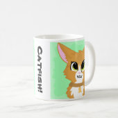 Mug Poisson-chat le chat (Devant droit)