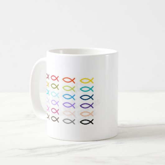 Mug Poisson chrétien (Devant gauche)