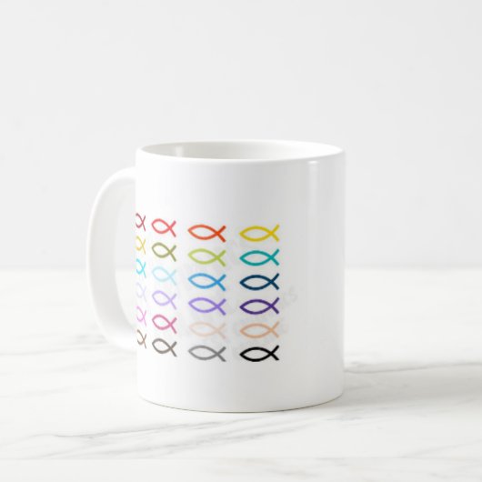Mug Poisson chrétien (Devant gauche)