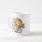 Mug Poisson clown à vélo (Devant gauche)