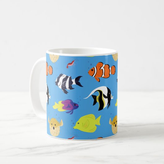 Mug Poisson clown et amis (Devant gauche)