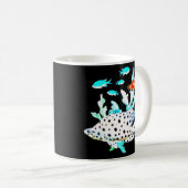 Mug Poisson clown panthère eau de mer Tropical Aqua (Devant droit)