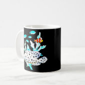 Mug Poisson clown panthère eau de mer Tropical Aqua (Devant gauche)
