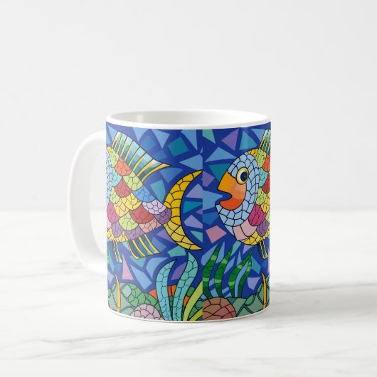 Mug poisson coloré (Devant gauche)