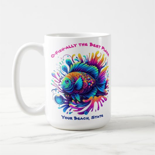 Mug Poisson coloré (Gauche)
