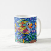 Mug poisson coloré (Devant droit)