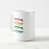 Mug Poisson couleur (Devant gauche)