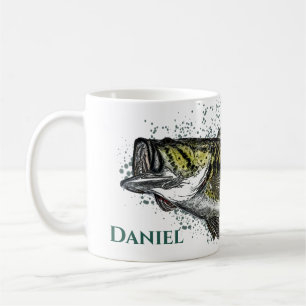 Mug Poisson de basse russe personnalisé