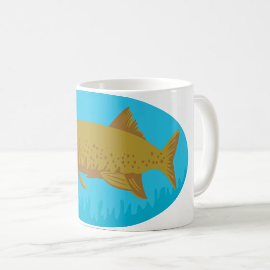 Mug Poisson de brochet (Devant droit)